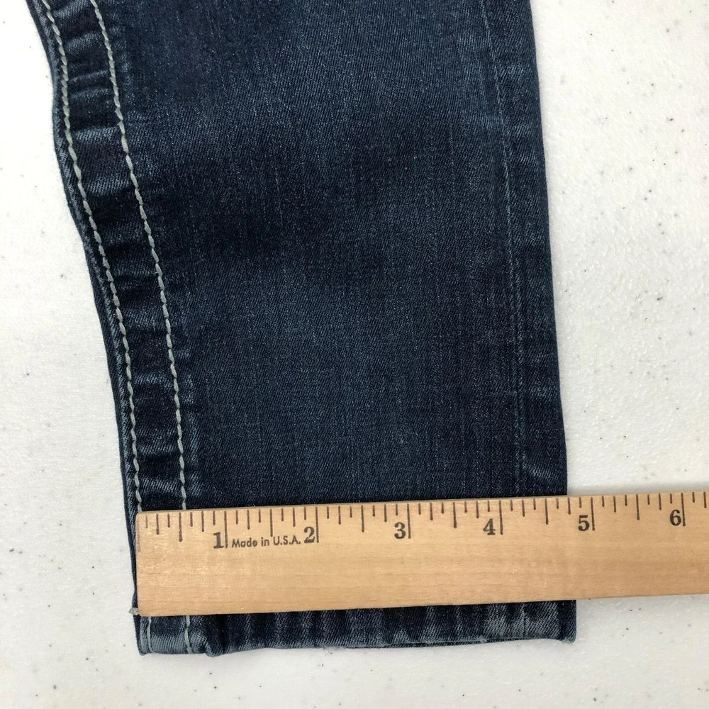 Miss Me Jeans Womens 27 Dark Wash Jegging Skinny Stretch Embellished Pockets Day - Picture 13 of 16